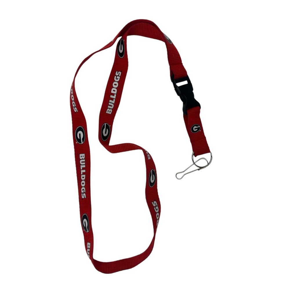 GA UGA Red Bulldogs Dawgs Lanyard